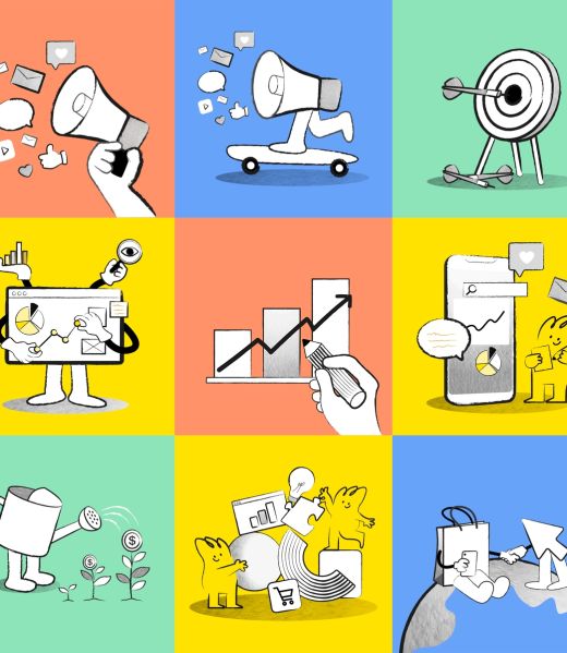 image-from-rawpixel-id-2965480-jpeg Online business strategy psd doodle colorful illustrations for marketing collection